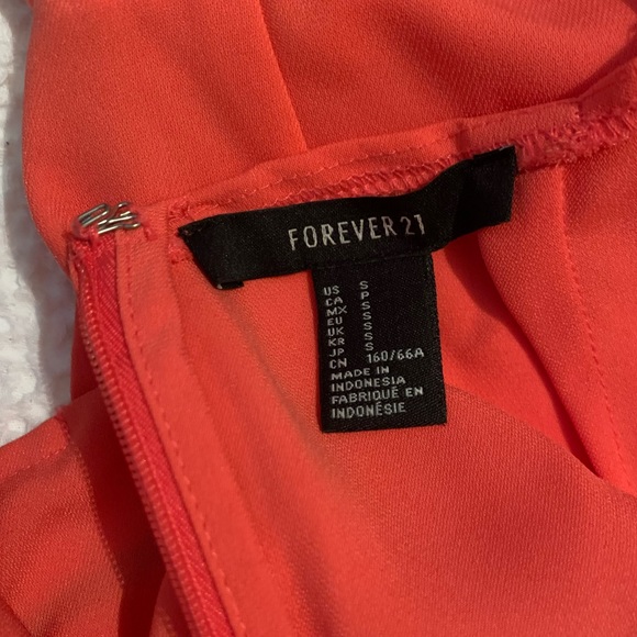 Neon Pink Backless Romper - Picture 2 of 5